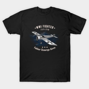 Fokker Scourge Airco WWI Fighter aircraft T-Shirt